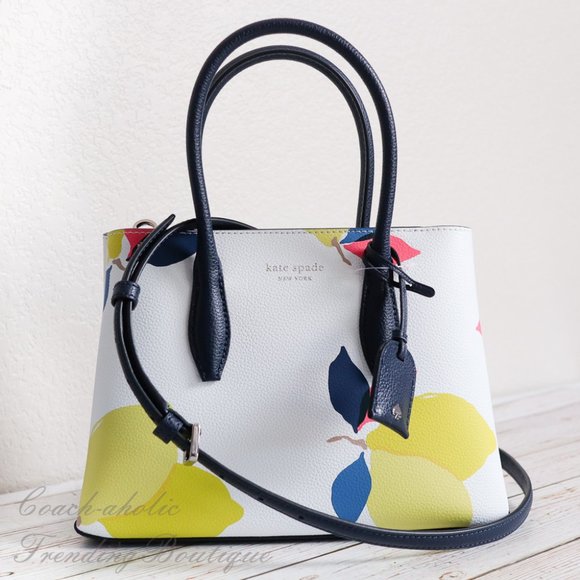 kate spade | Bags | Nwt Kate Spade Eva Lemon Zest Top Zip Satchel | Poshmark